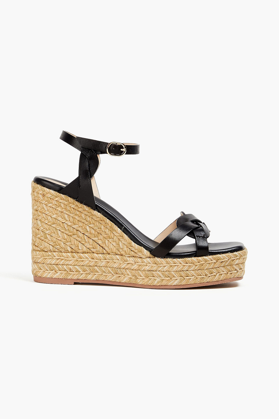 Braida Max leather espadrille wedge sandals