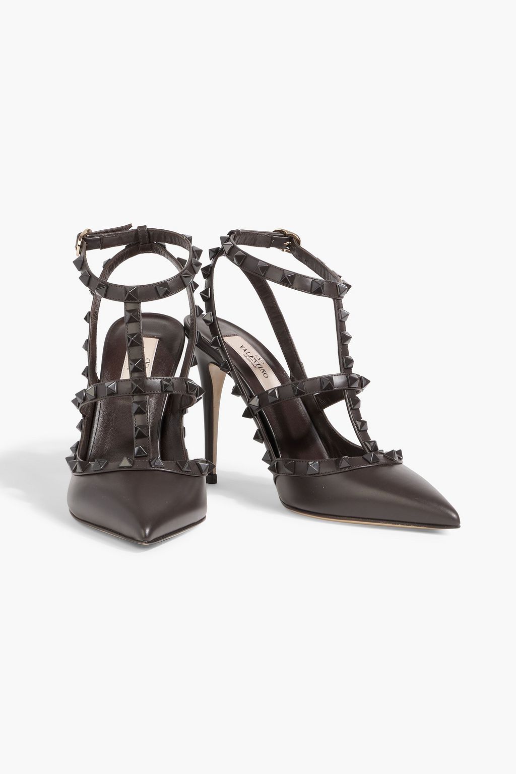 VALENTINO GARAVANI Rockstud 100 leather pumps