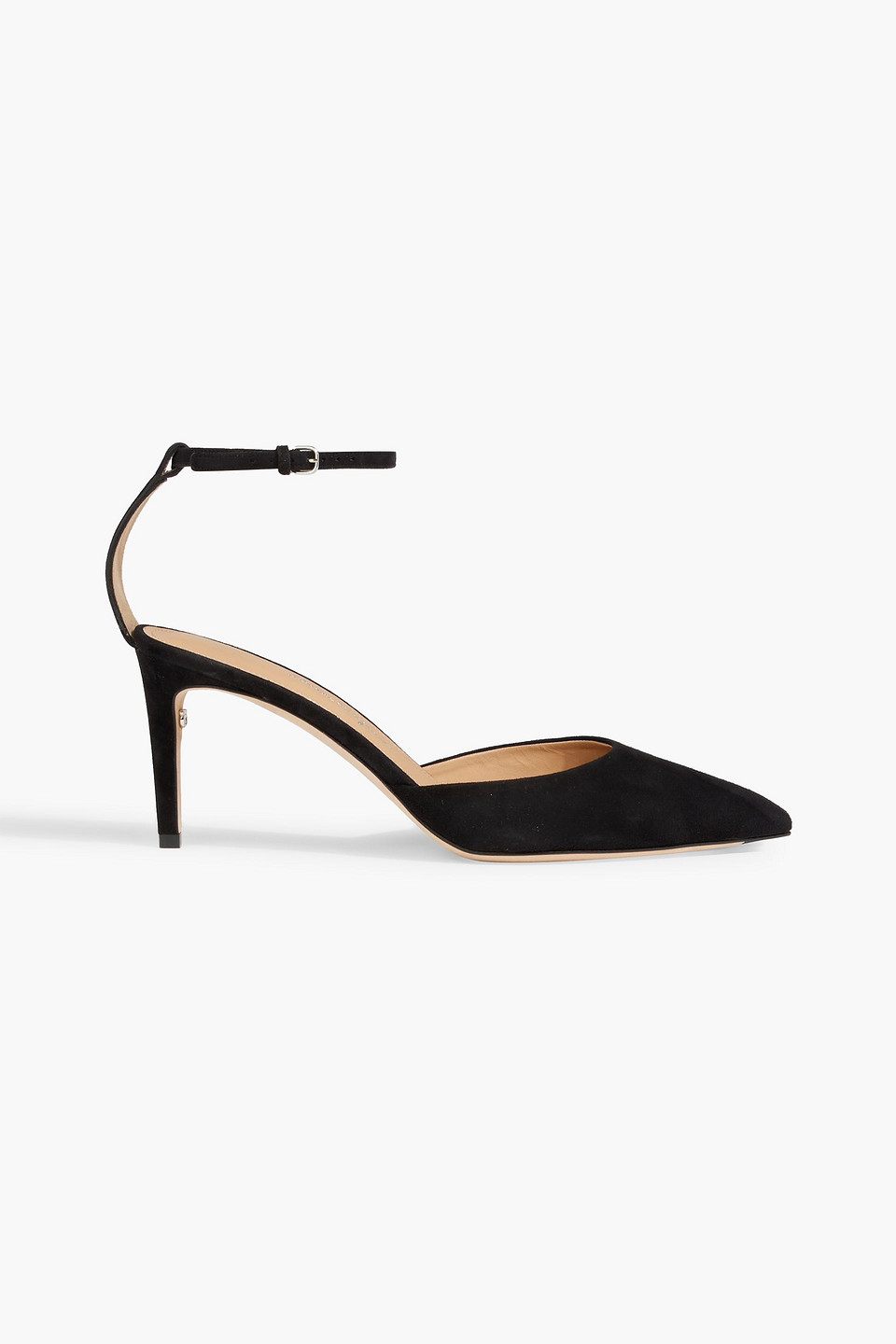 Ferragamo Iman Suede Pumps In Black