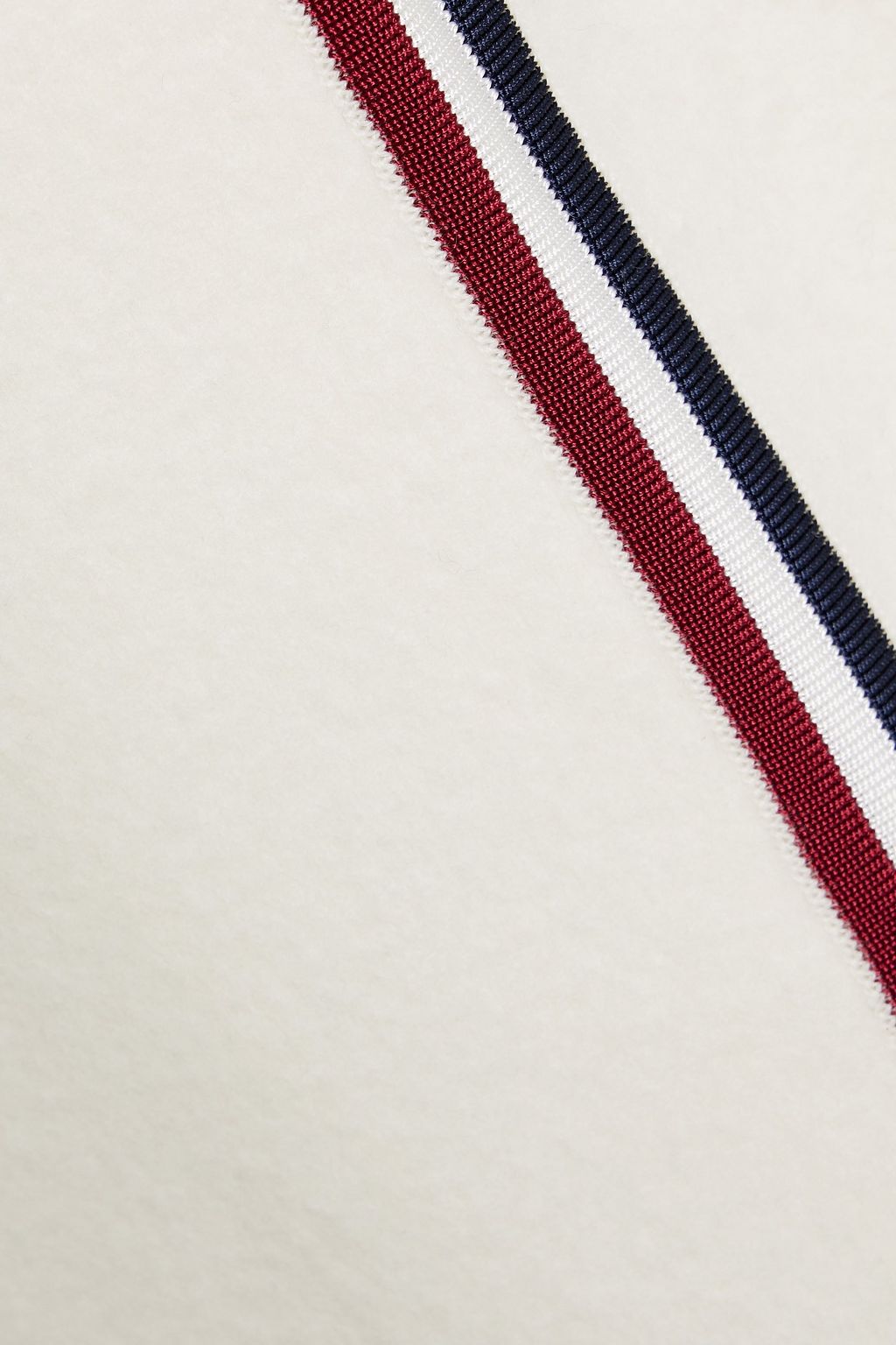 THOM BROWNE Striped wool-blend skirt