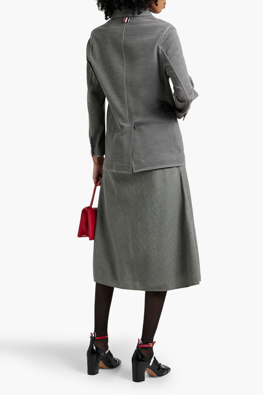 THOM BROWNE Wool-blend blazer