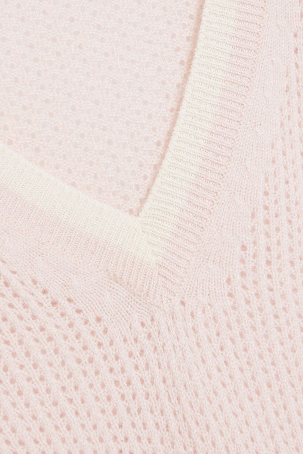 THOM BROWNE Pointelle-knit cashmere sweater
