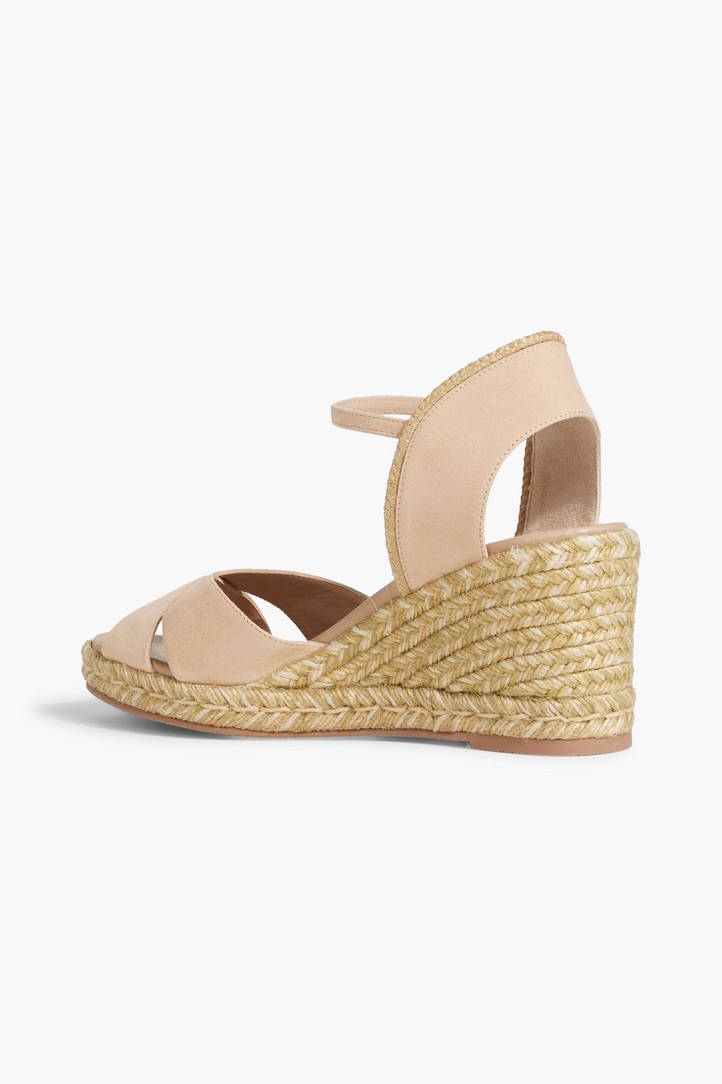 STUART WEITZMAN Mirela suede espadrille wedge sandals