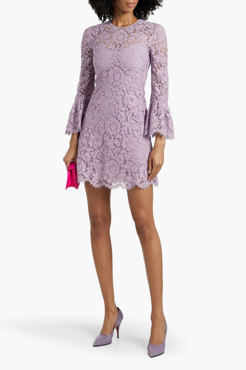 VALENTINO GARAVANI Corded lace mini dress