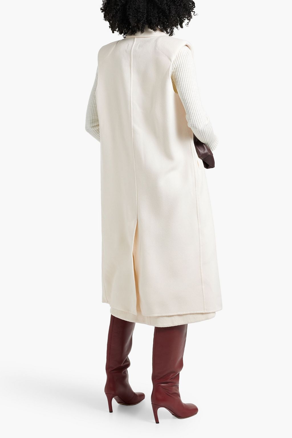 LOULOU STUDIO Deanna wool and cashmere-blend felt vest