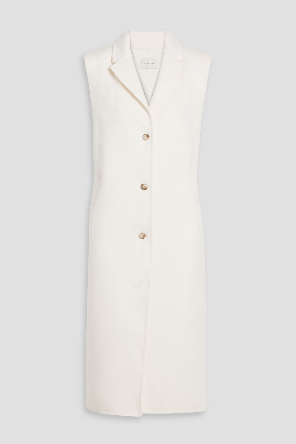 Deanna wool and cashmere-blend felt vest