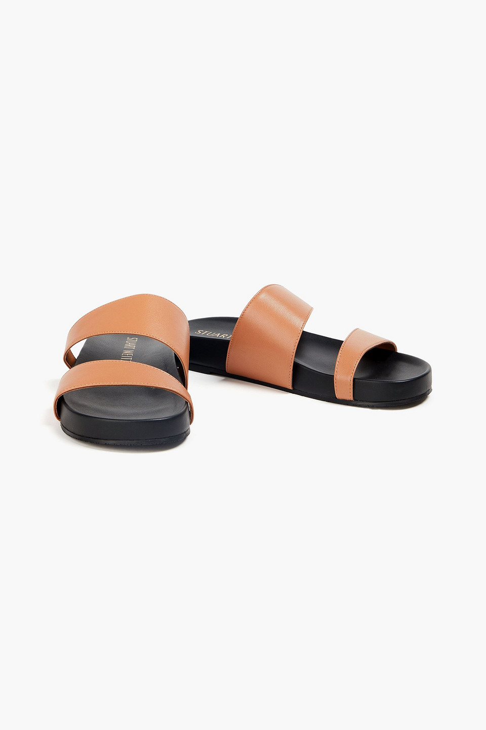 Stuart Weitzman Miami Sport Slide In Light Brown