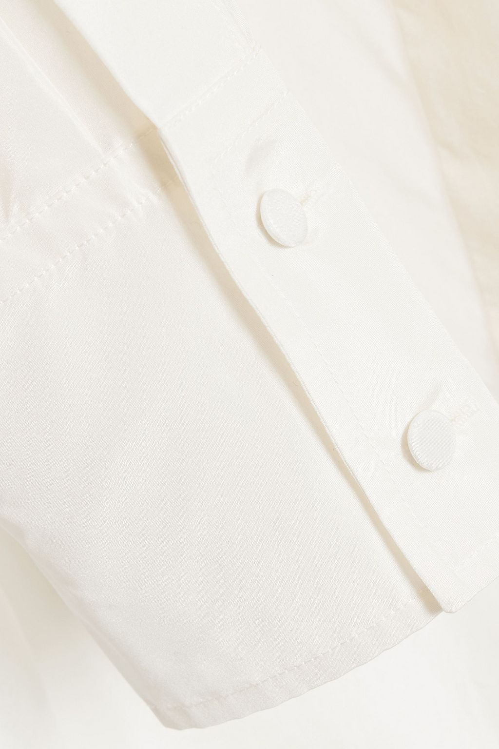 VALENTINO GARAVANI Pussy-bow silk-taffeta shirt