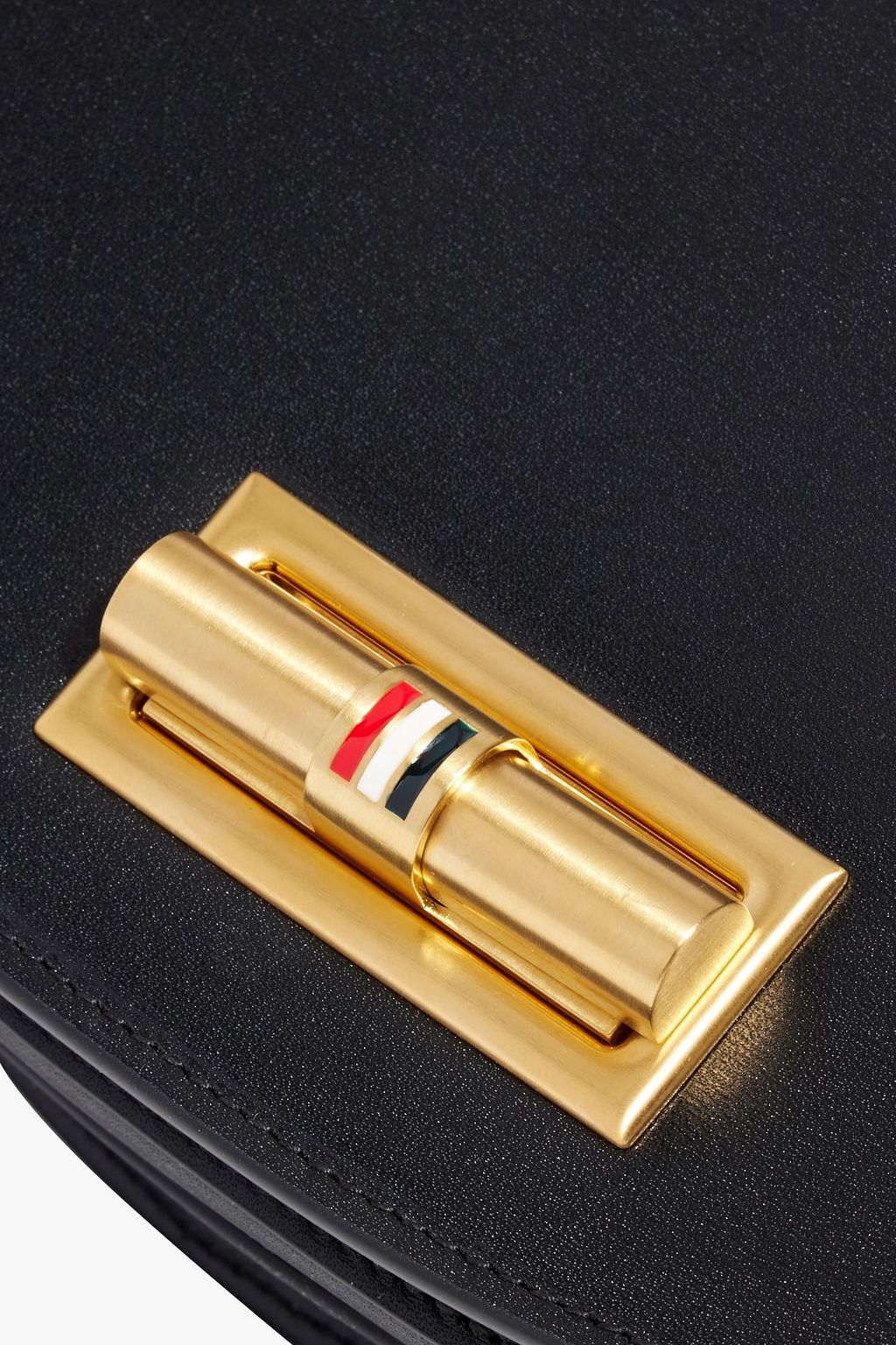 THOM BROWNE Leather shoulder bag