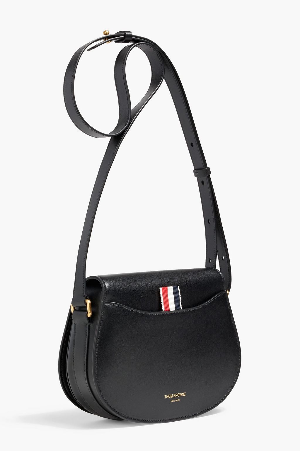 THOM BROWNE Leather shoulder bag