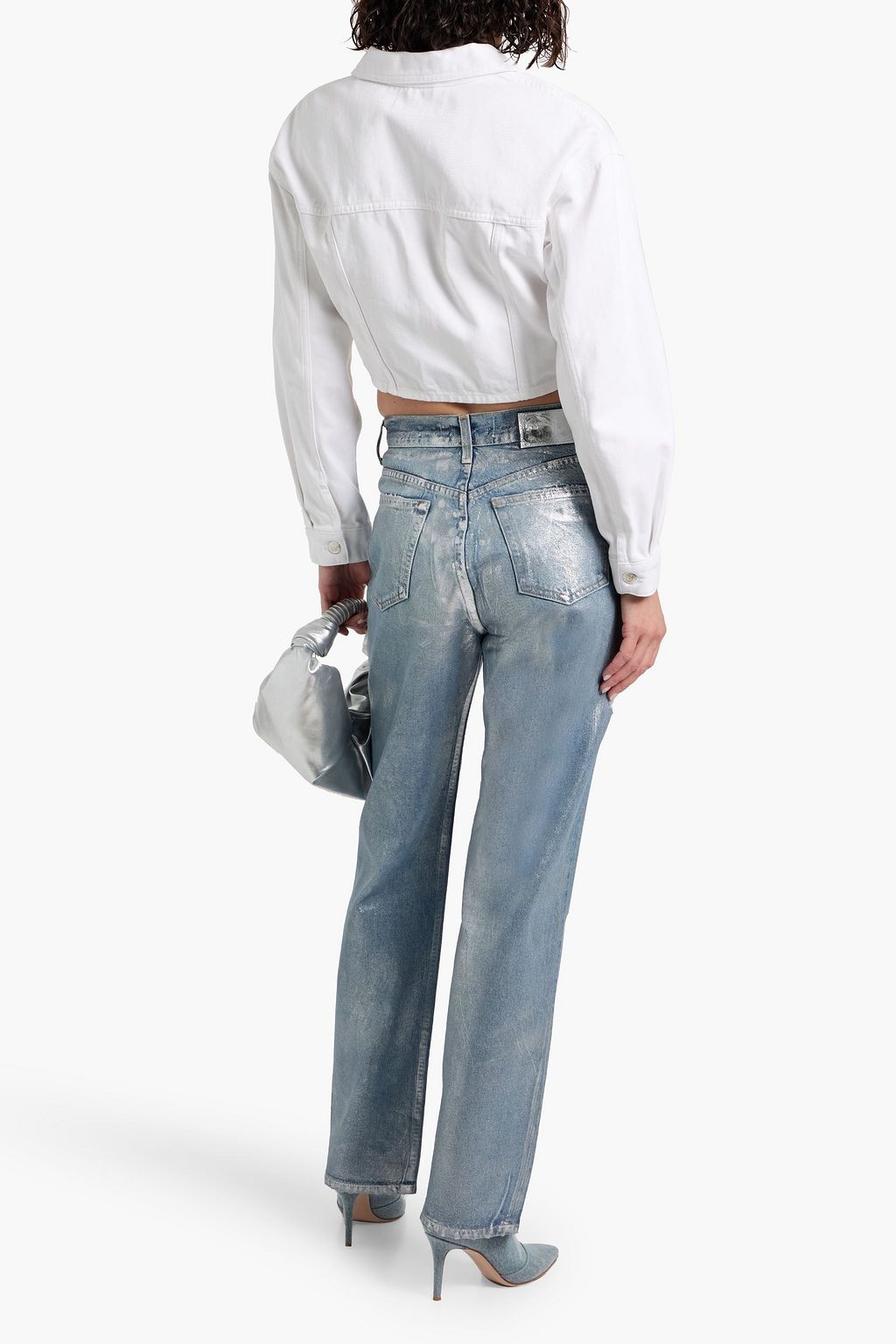 IRO Mylene cropped denim jacket