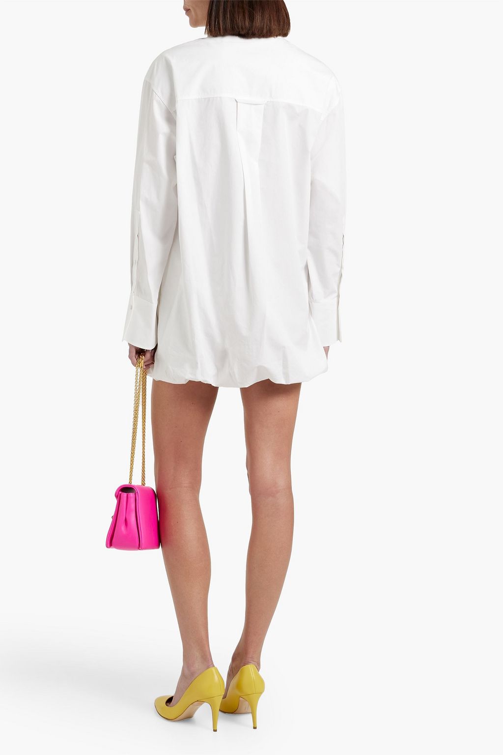 VALENTINO GARAVANI Cotton-poplin mini shirt dress
