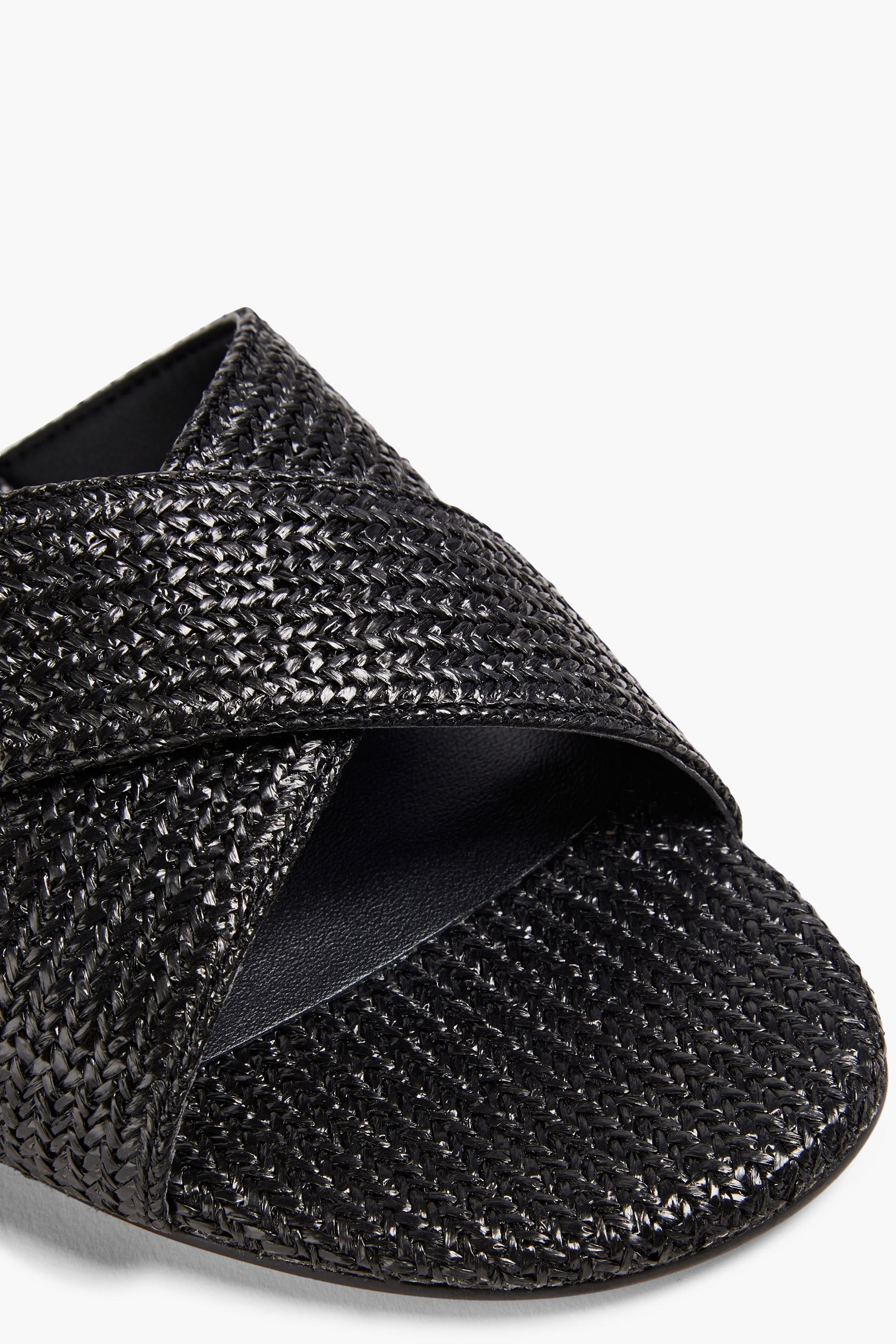 Stuart Weitzman Roza faux raffia sandals