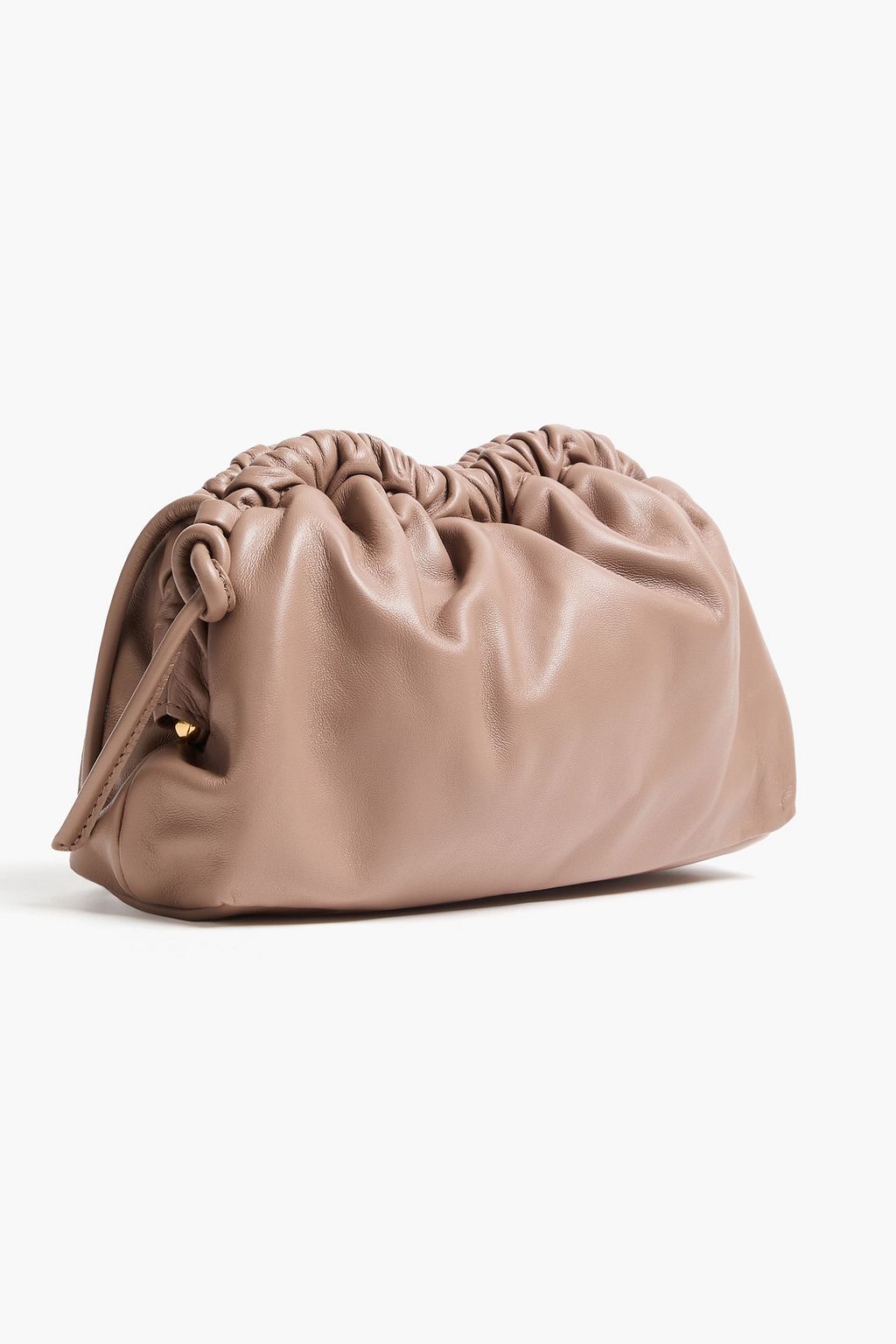 MANSUR GAVRIEL Gathered leather clutch