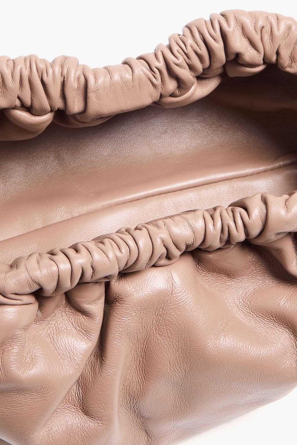 MANSUR GAVRIEL Gathered leather clutch
