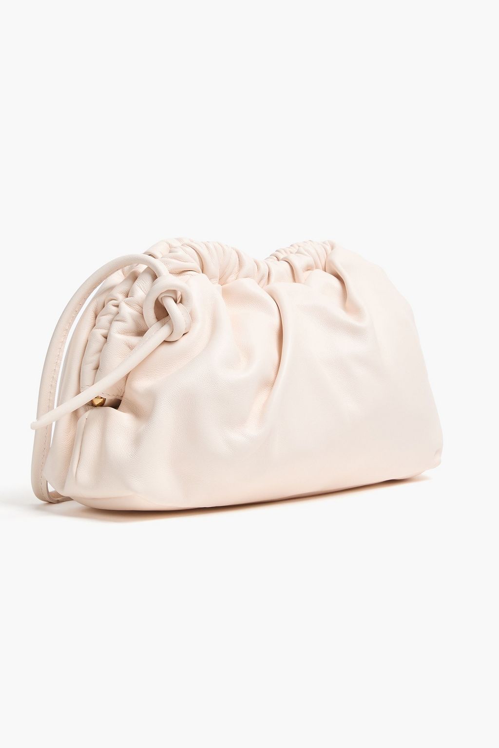 MANSUR GAVRIEL Gathered leather clutch