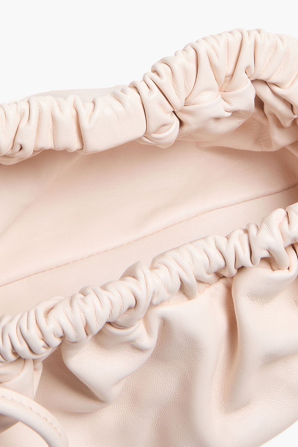 MANSUR GAVRIEL Gathered leather clutch