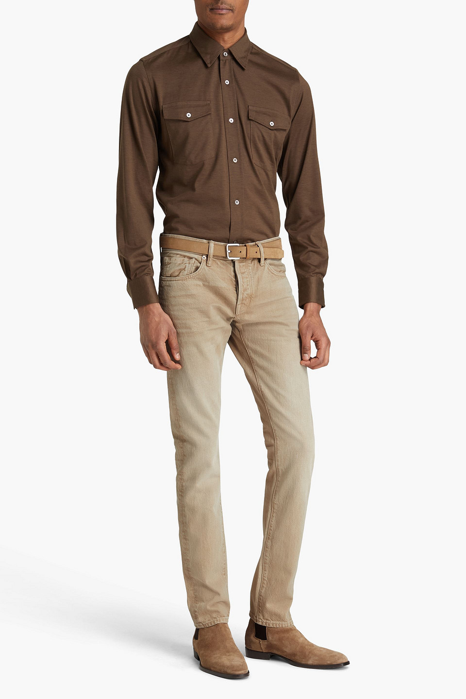  Tom Ford - Skinny Jeans Aus Denim - Neutral - 40 