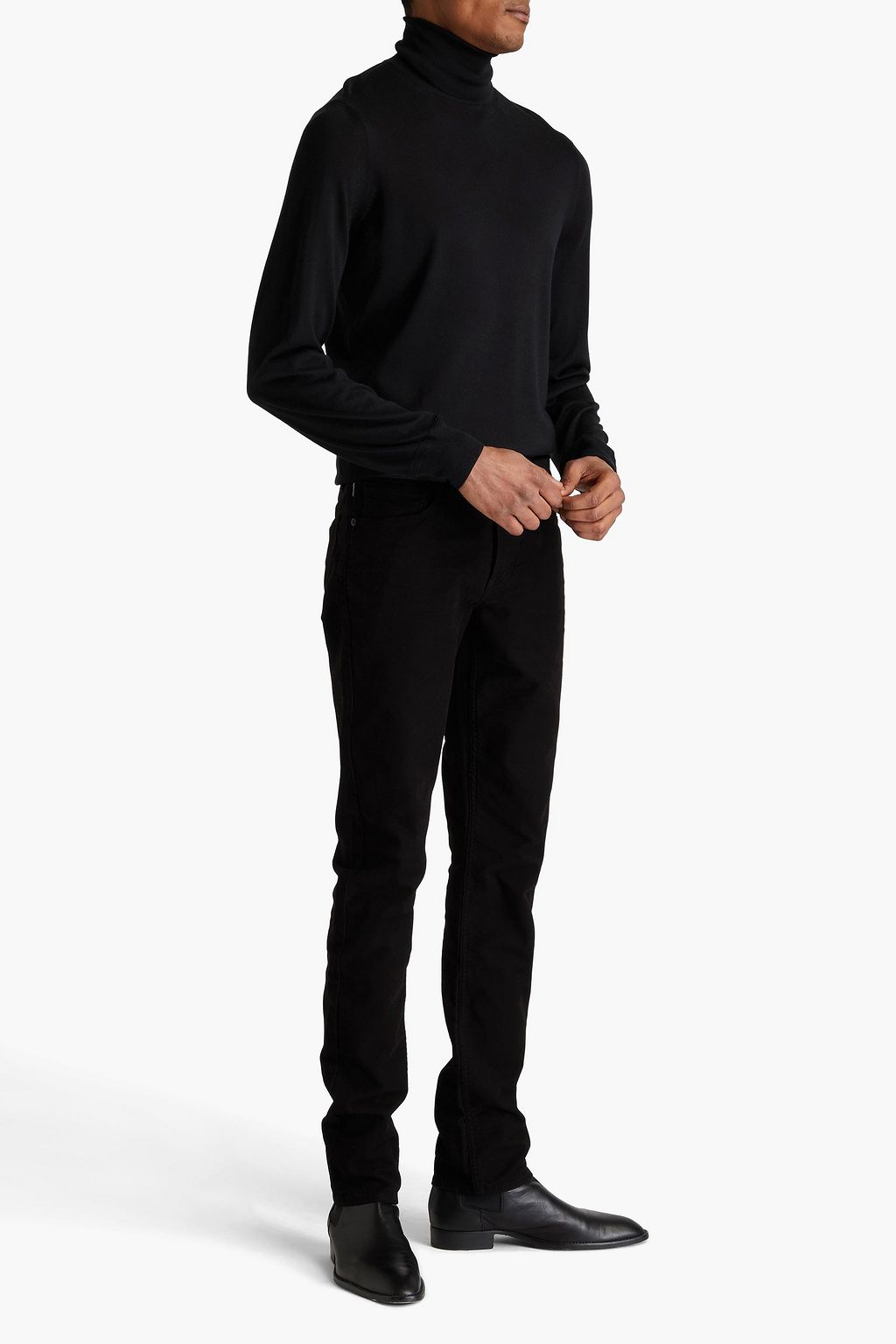 TOM FORD Slim-fit cotton-blend chinos