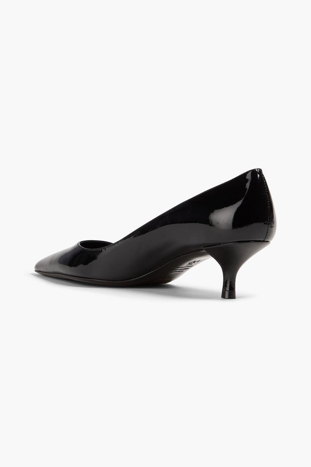 STUART WEITZMAN حذاء "ستيورات" بكعب عالٍ من الجلد اللامع