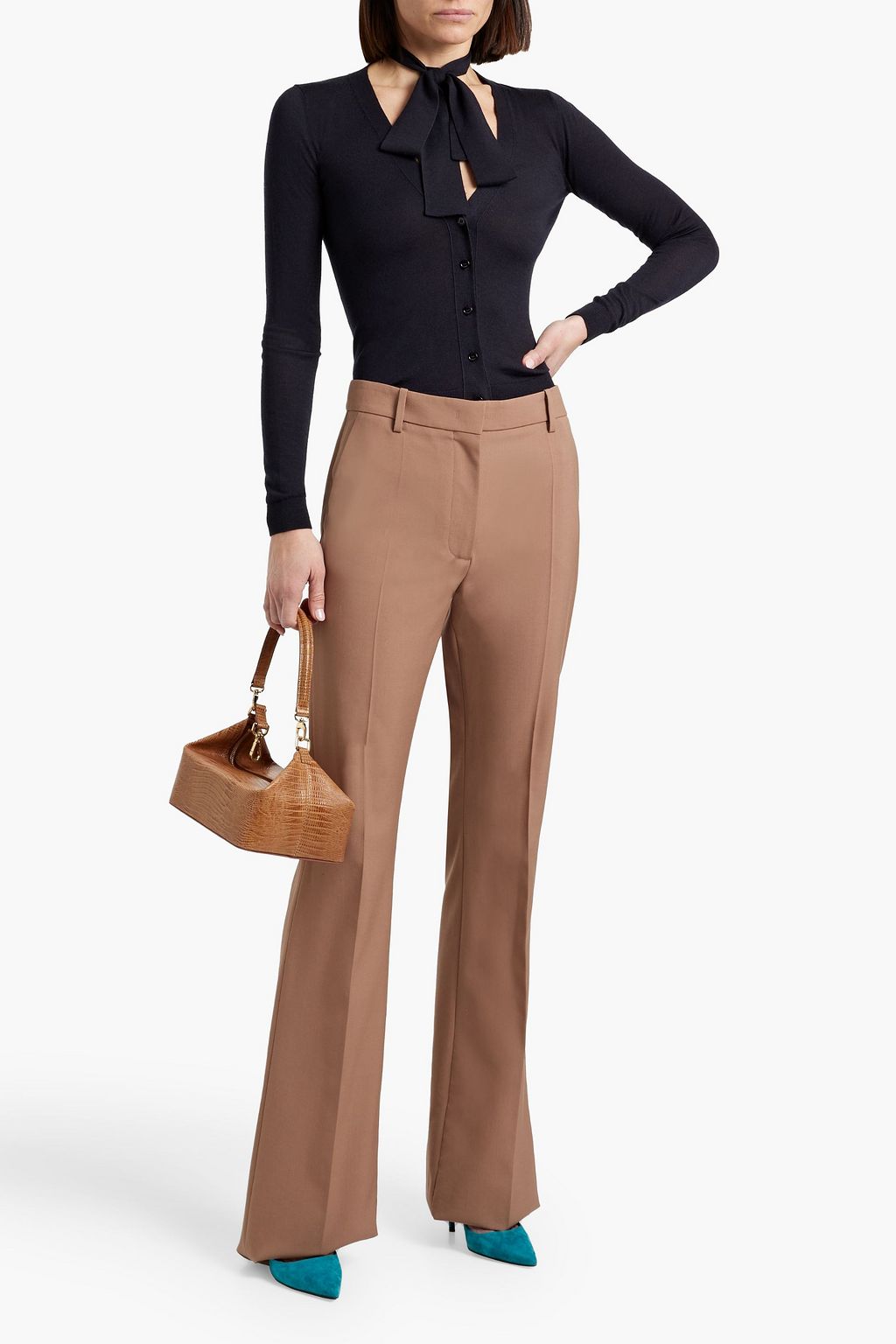 VALENTINO GARAVANI Wool bootcut pants