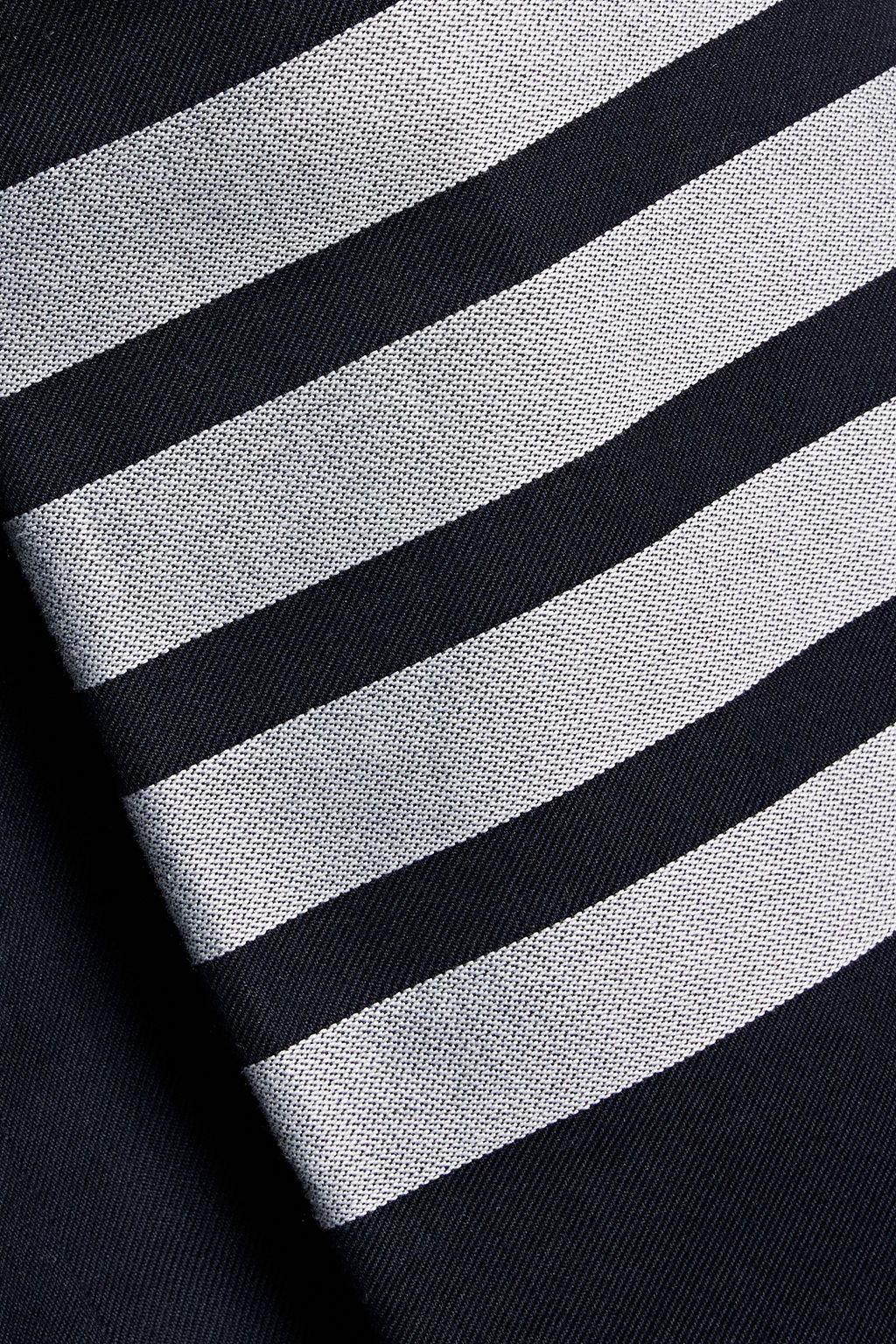 THOM BROWNE Striped cotton-twill blazer