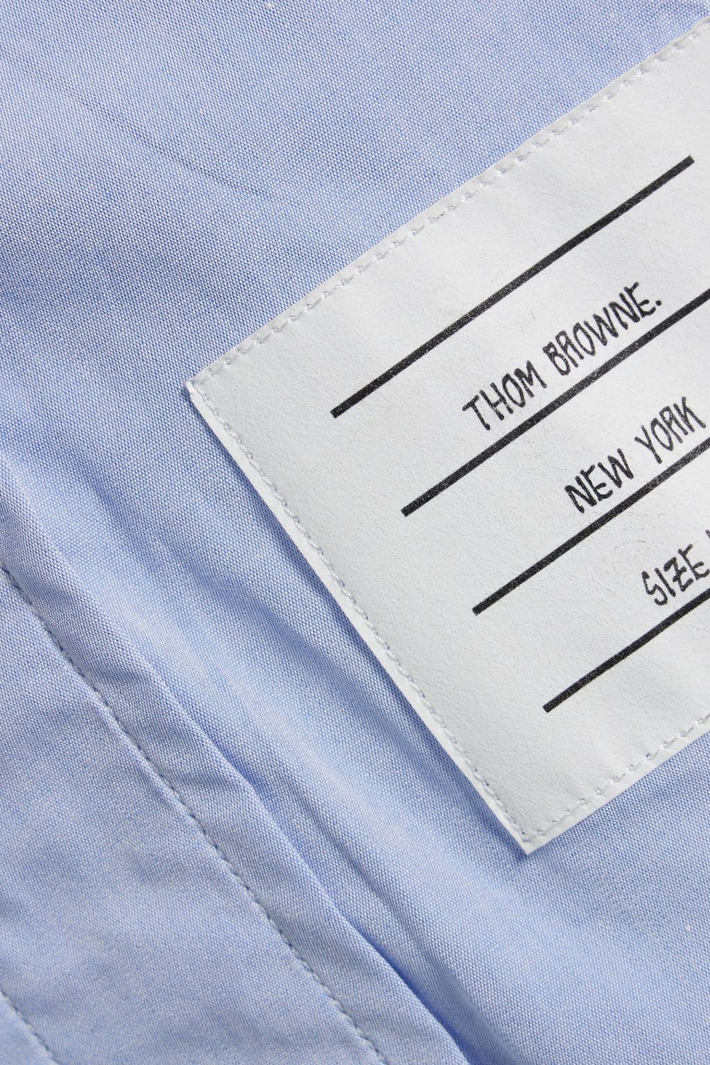 THOM BROWNE Cotton-poplin shirt