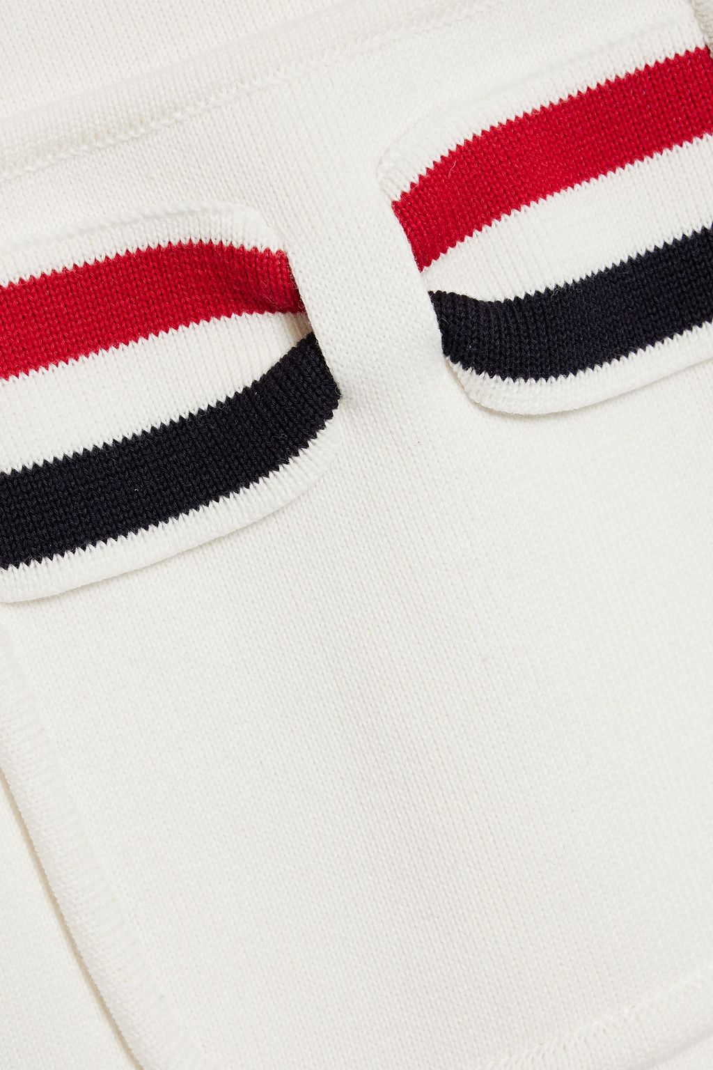 THOM BROWNE Bow-detailed cotton-blend jacket