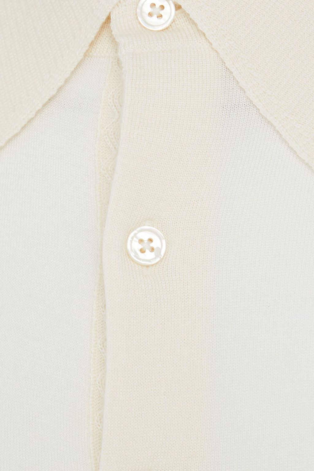 TOM FORD Cashmere and silk-blend polo shirt