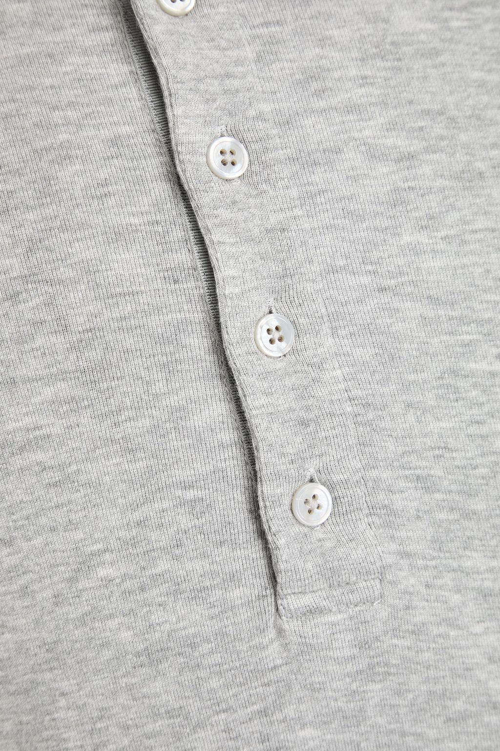 TOM FORD T-Shirt aus Jersey aus einer Baumwoll-Modalmischung mit Henley-Kragen
