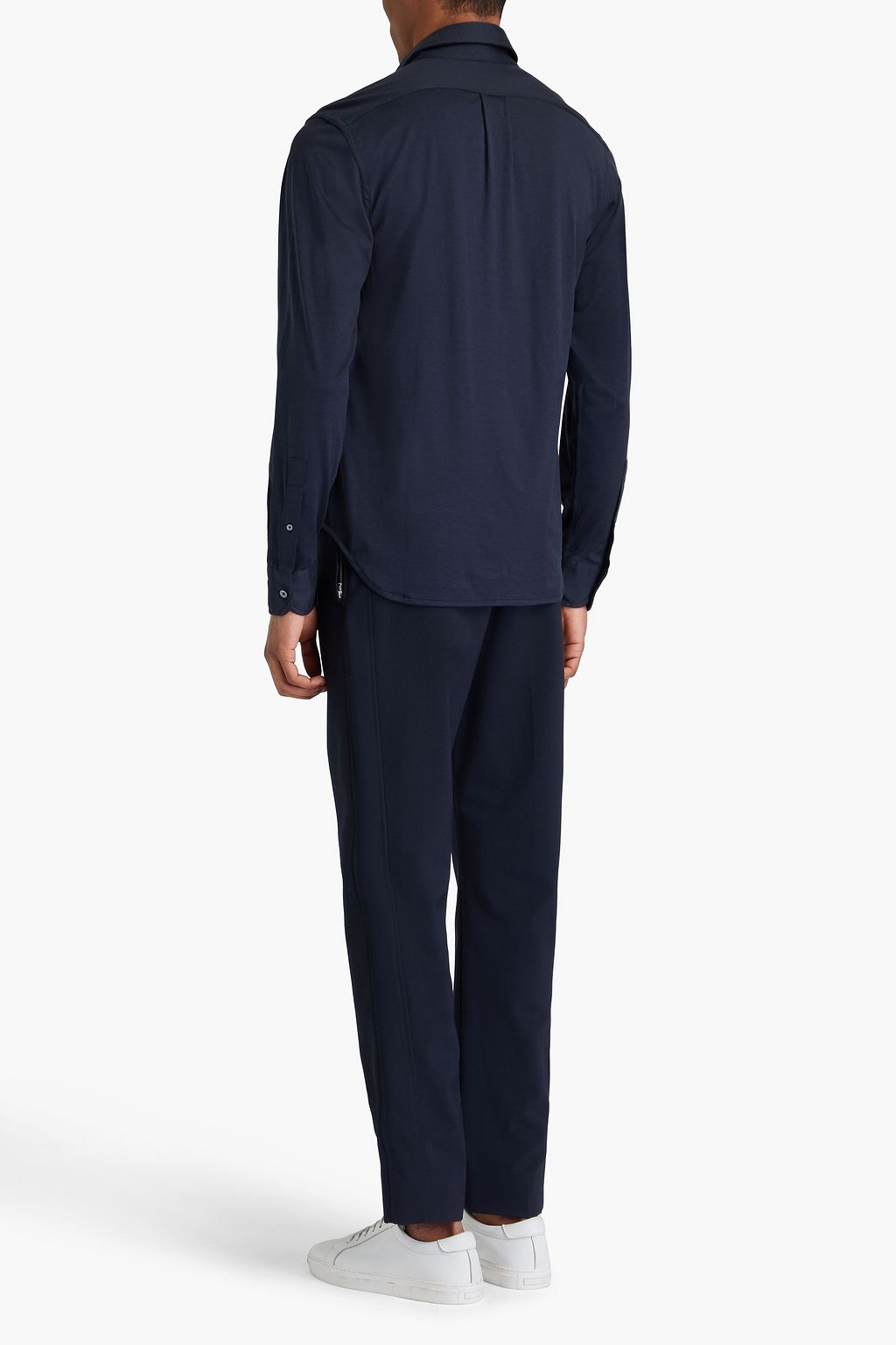 TOM FORD Hemd aus Jersey aus Seiden-Baumwollmischung