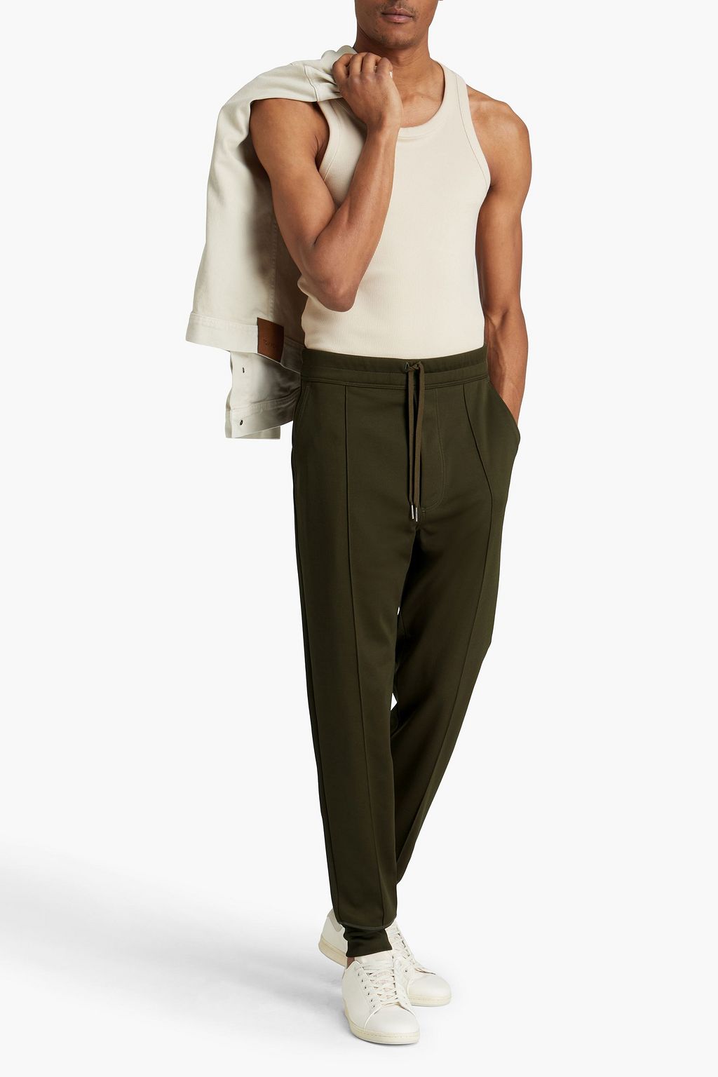TOM FORD Sporthose aus glänzendem Jersey