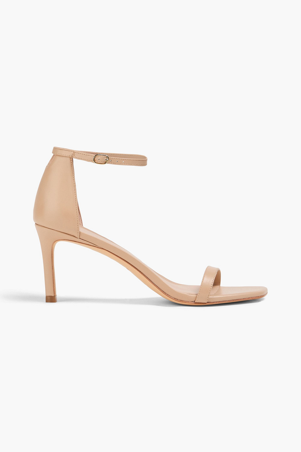 Stuart Weitzman Amelina 75 Sandalen Aus Leder In Beige