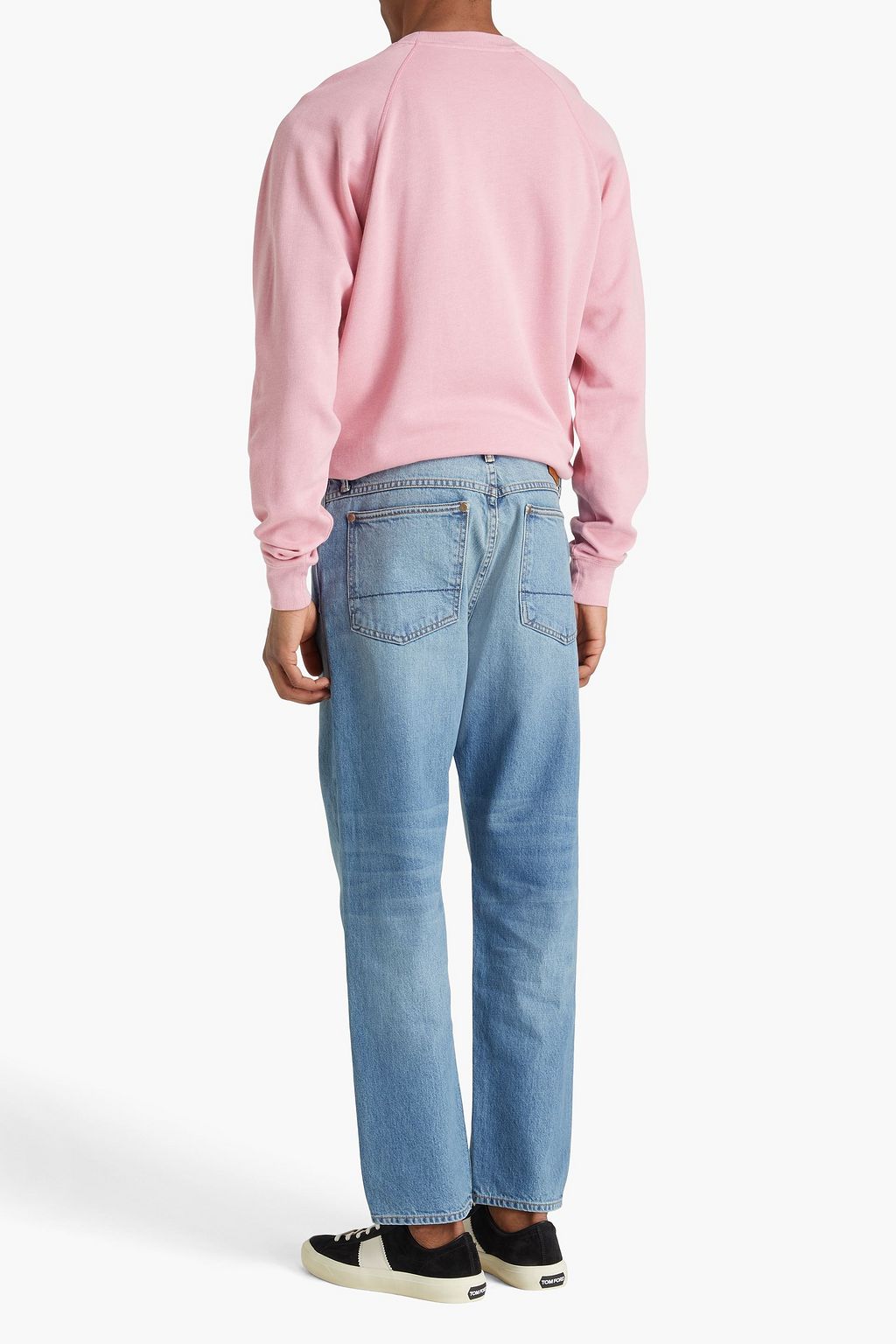 TOM FORD Whiskered denim jeans