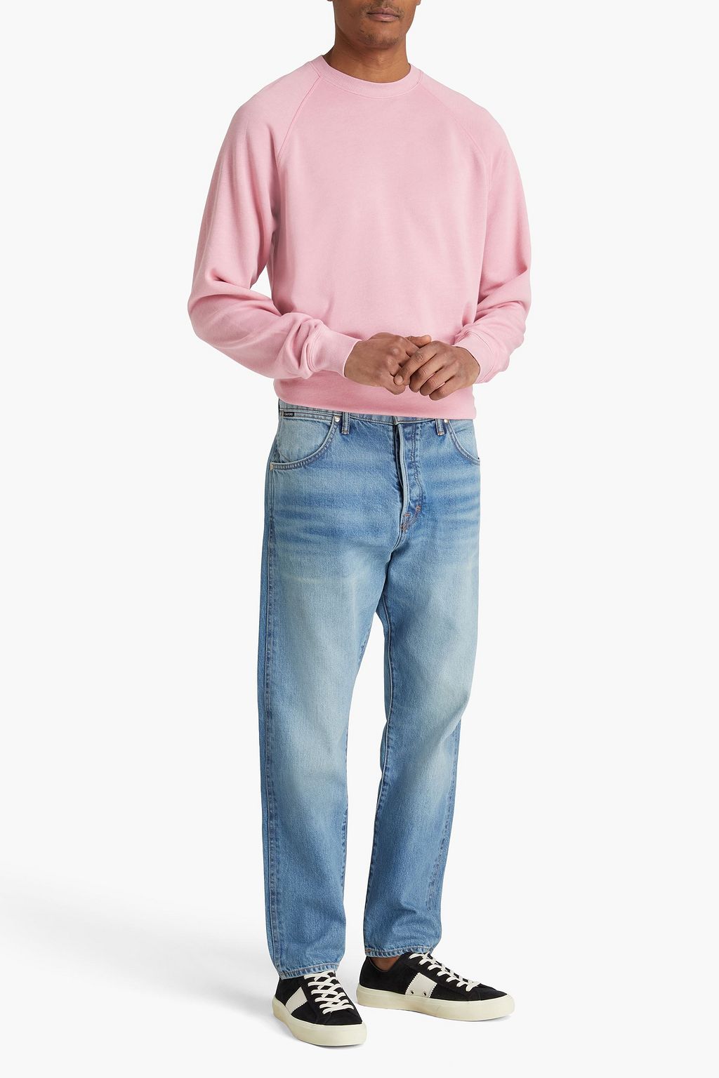 TOM FORD Whiskered denim jeans