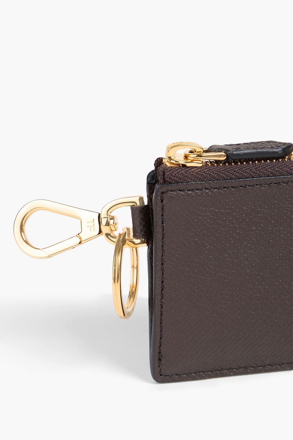 TOM FORD Pebbled-leather cardholder