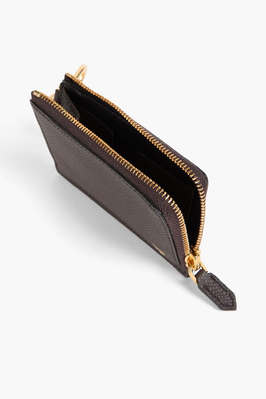 TOM FORD Pebbled-leather cardholder