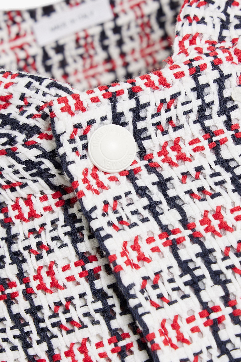 Thom Browne Checked Cotton-tweed Hooded Jacket In Multicolor
