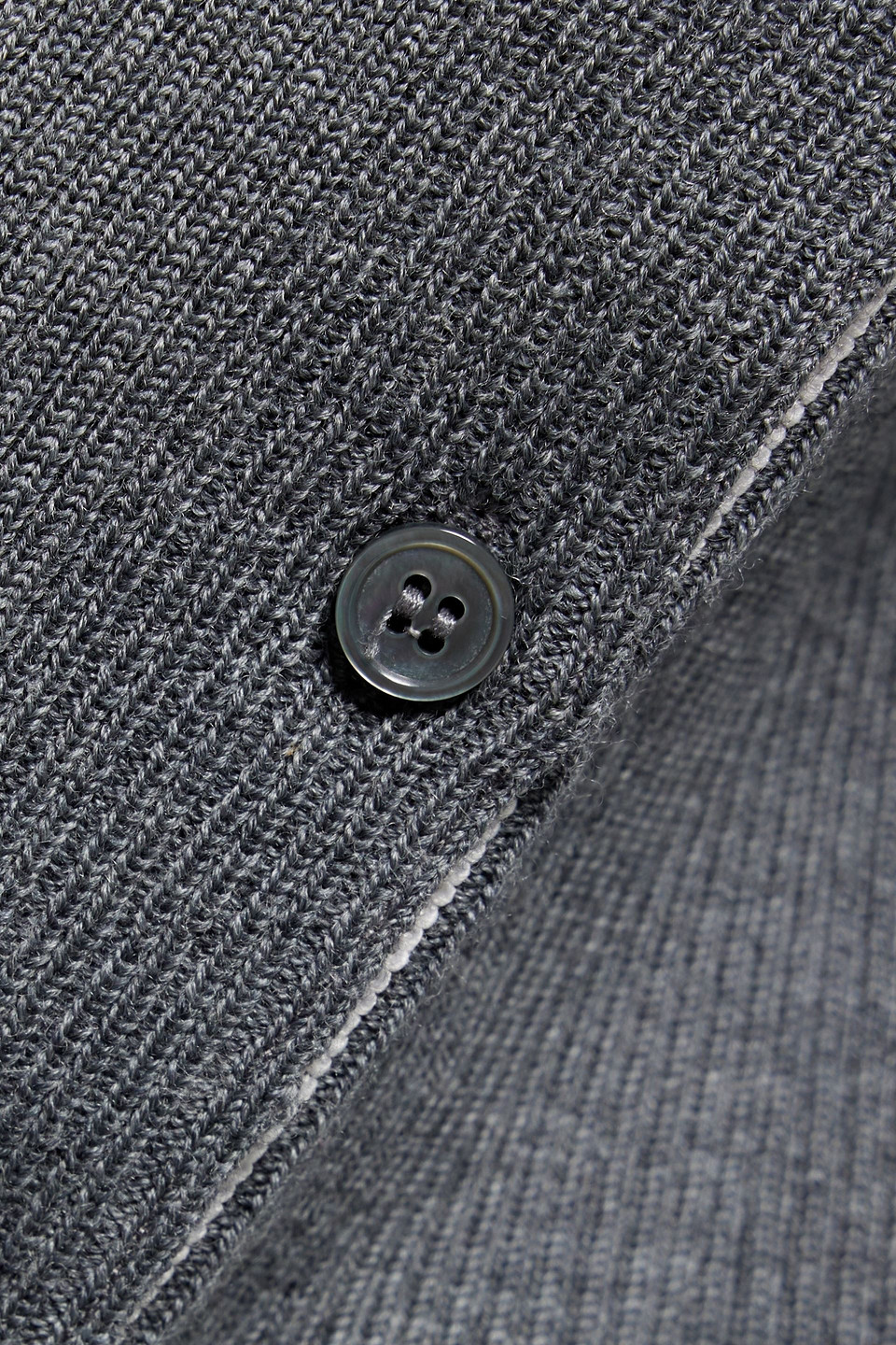 Thom Browne Striped Wool Sweater In Black