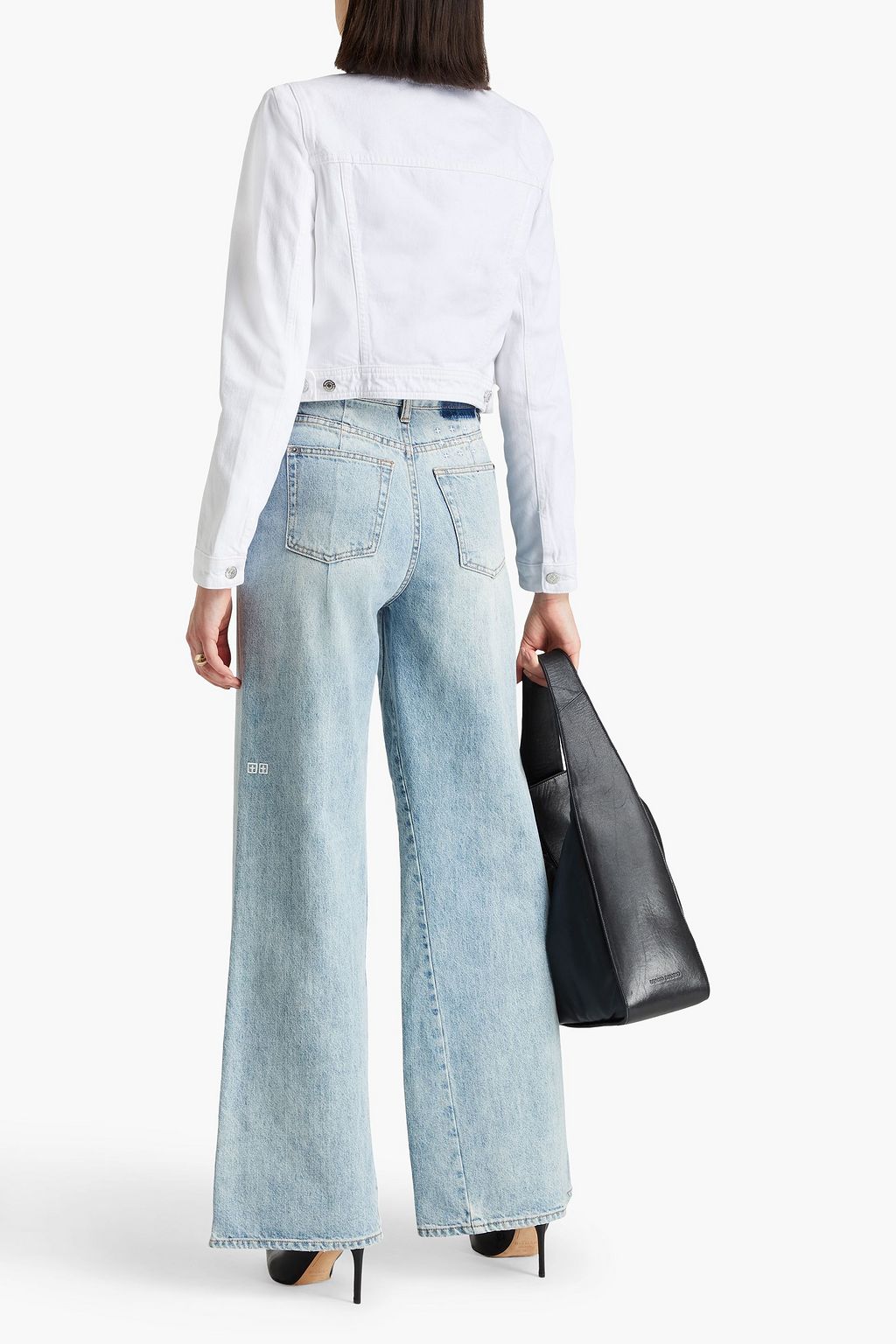 VERONICA BEARD Hartford cropped denim jacket