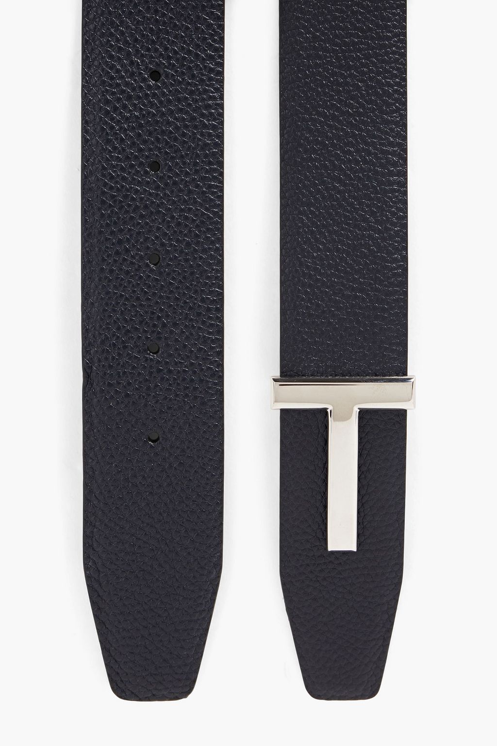 TOM FORD Pebbled-leather belt