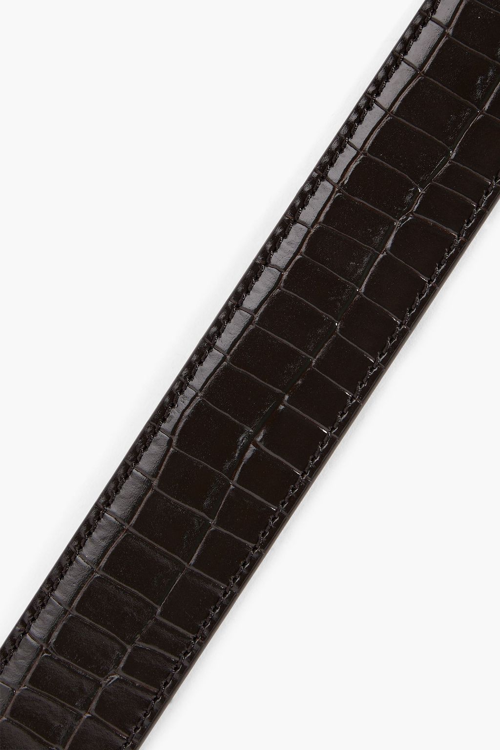 TOM FORD Lizard-effect leather belt
