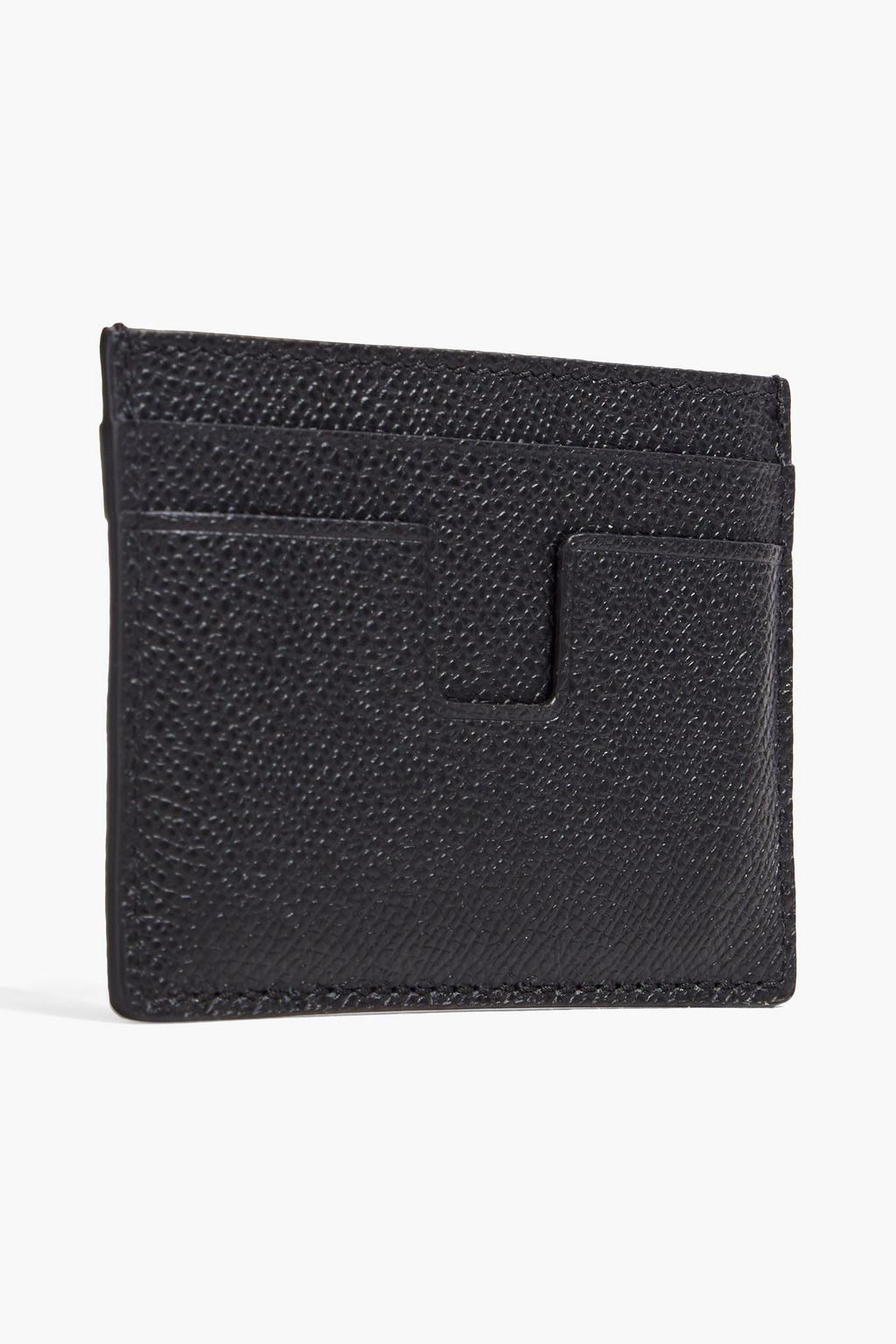TOM FORD Pebbled-leather cardholder