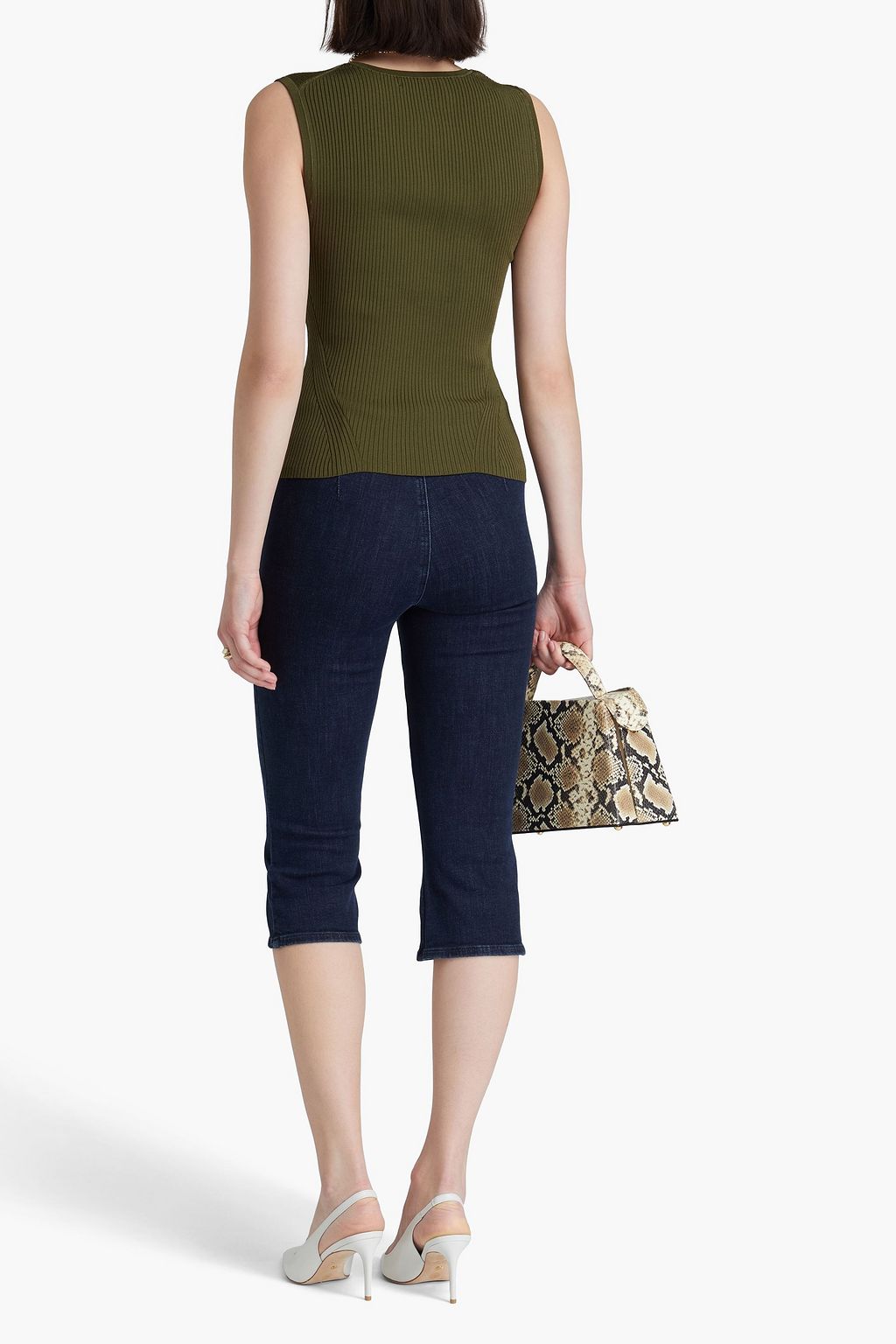VERONICA BEARD Sid Tanktop aus Rippstrick