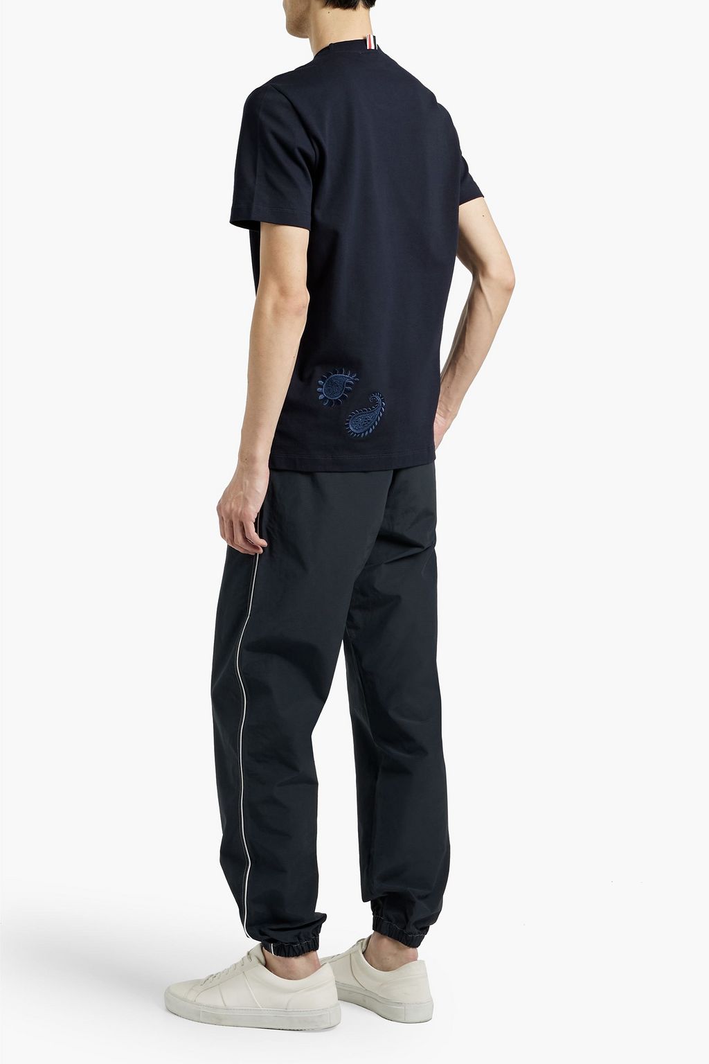 THOM BROWNE Striped ripstop track pants