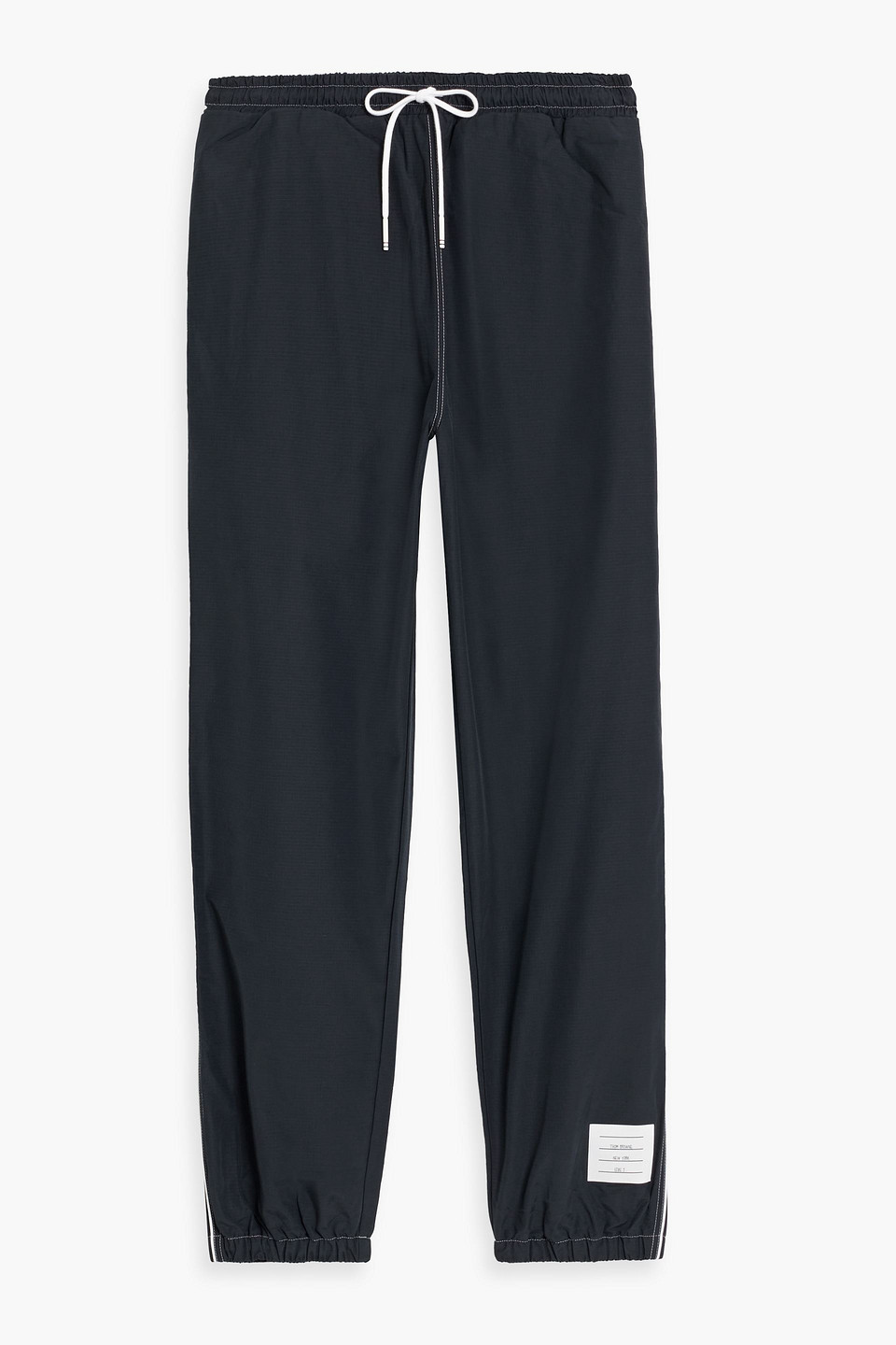 Striped ripstop track pants
