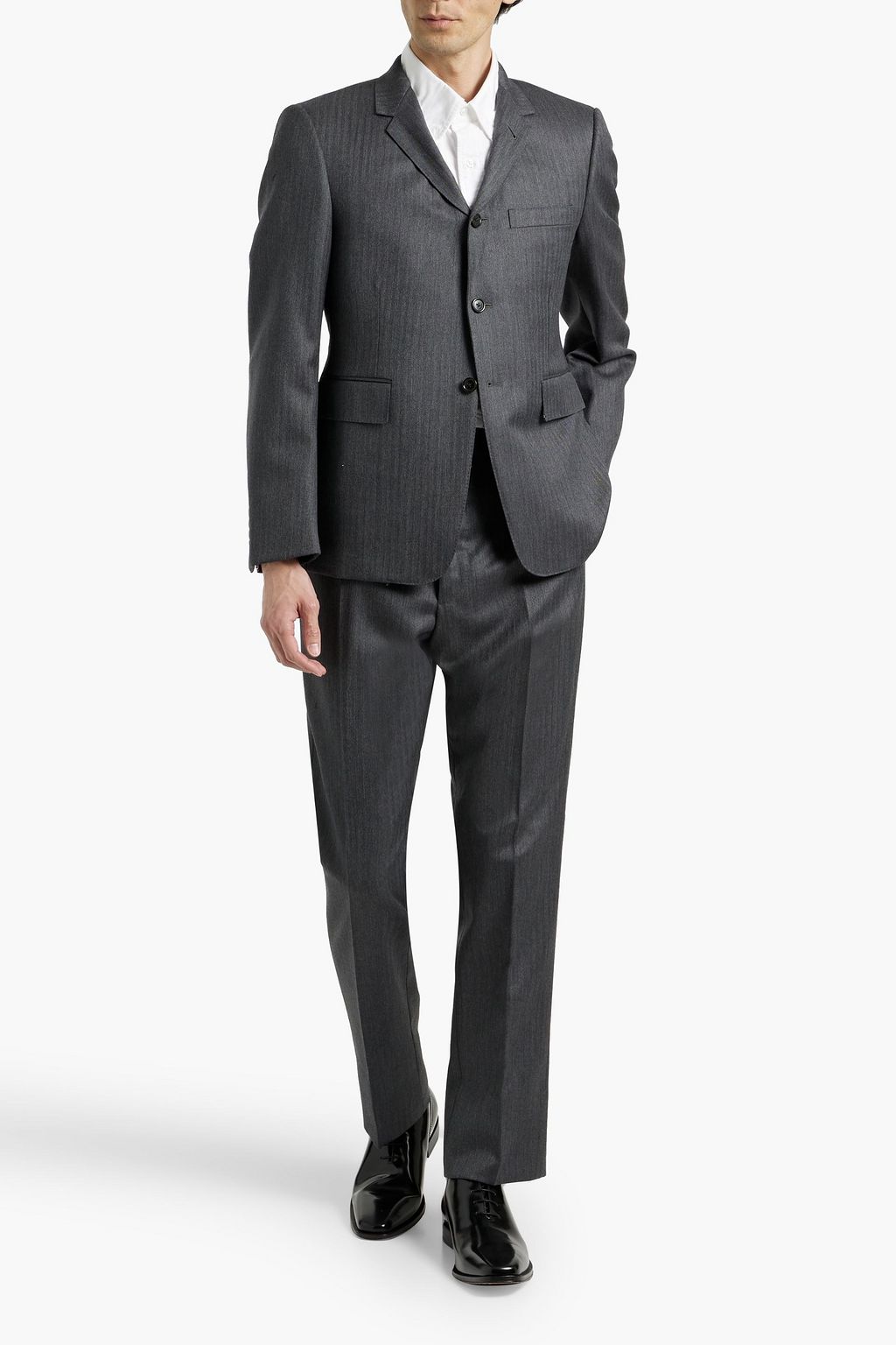 THOM BROWNE Herringbone wool suit
