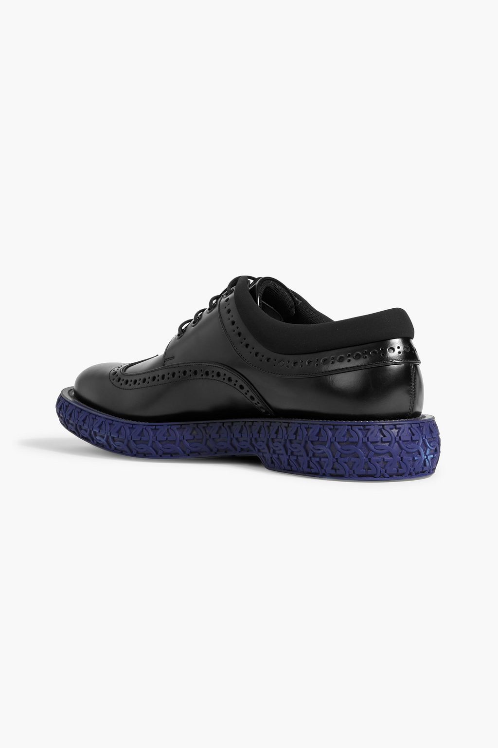 FERRAGAMO Marcel perforated leather brogues
