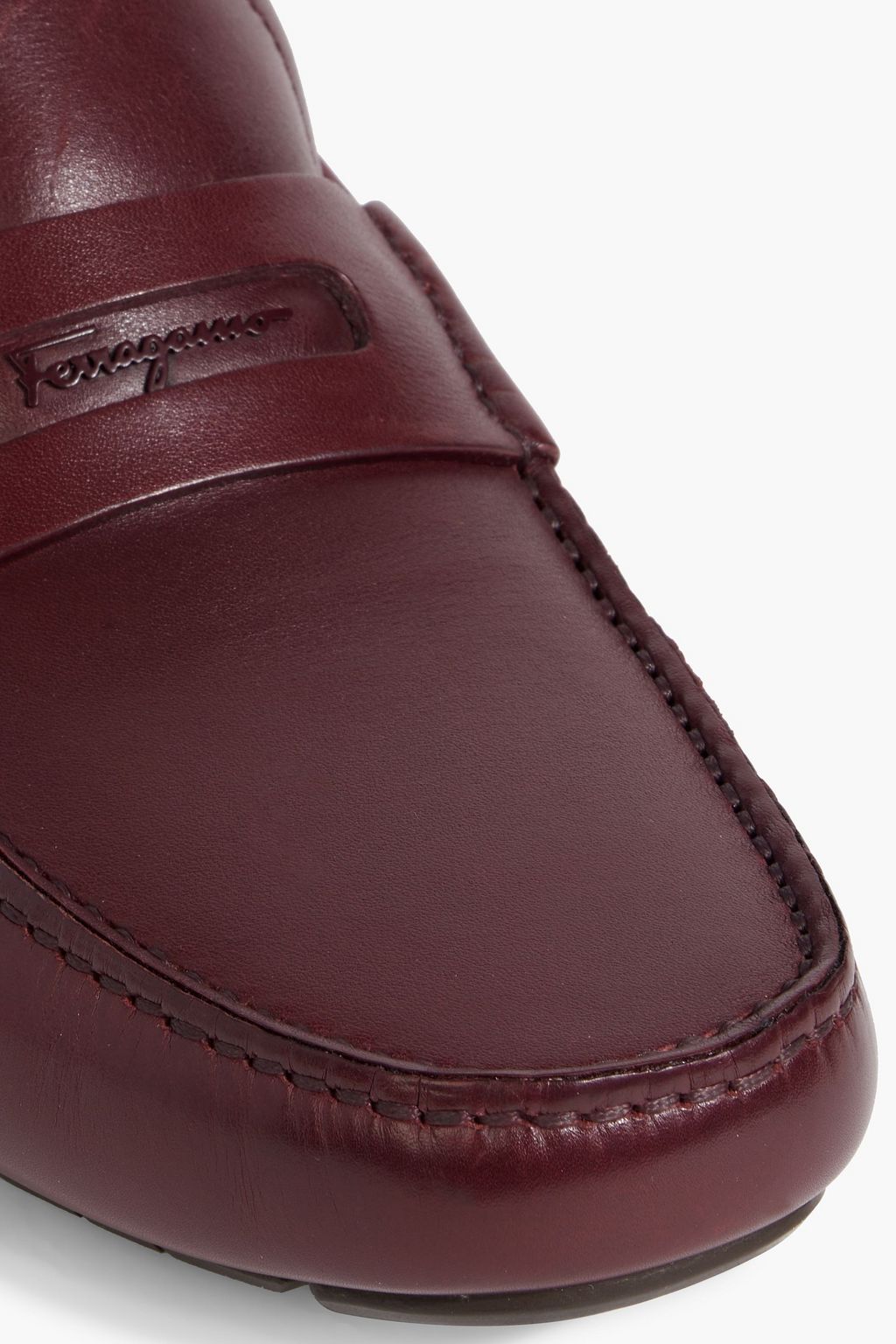 FERRAGAMO Newton leather driving shoes
