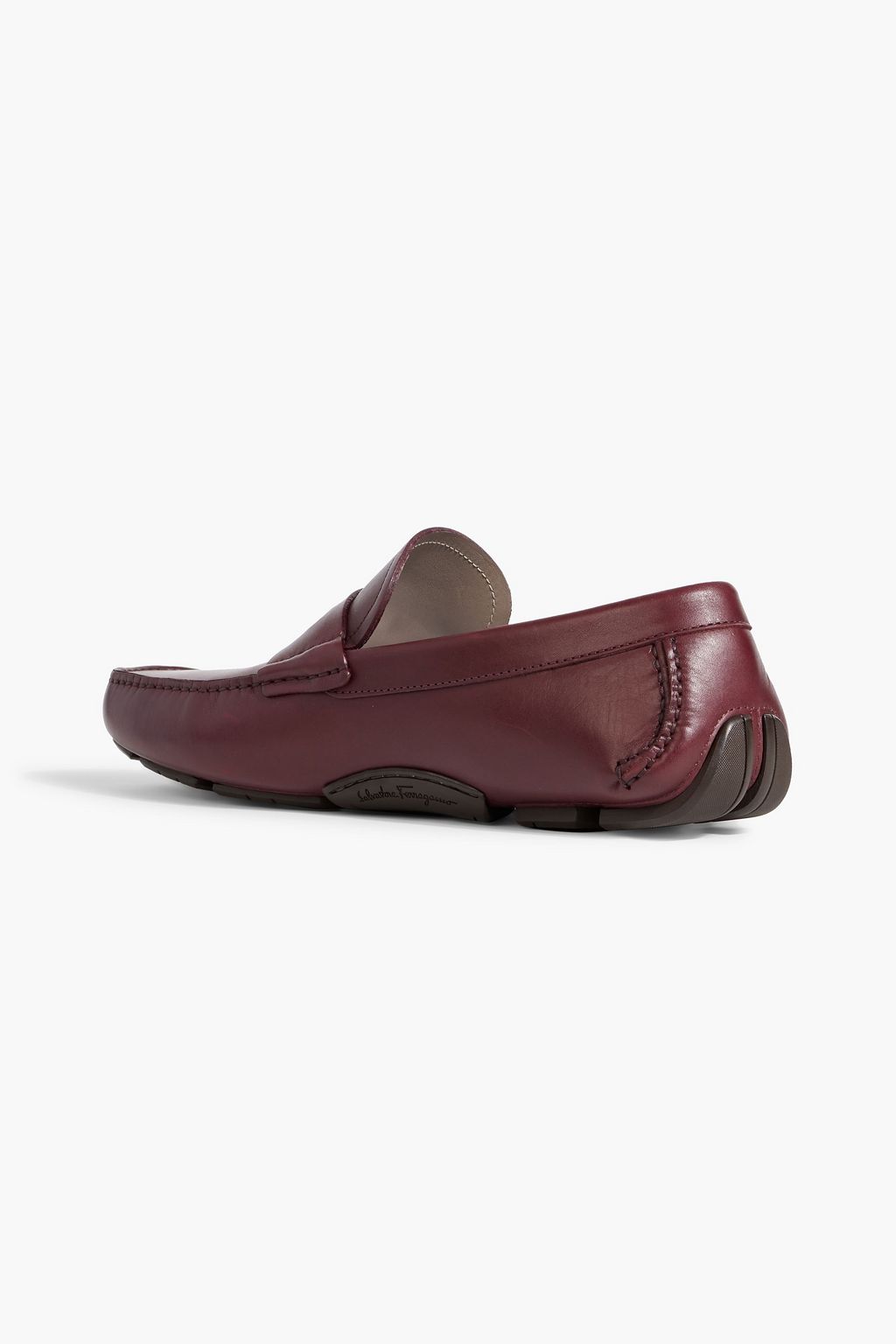 FERRAGAMO Newton leather driving shoes